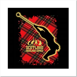 Scottish Highland Games Posters and Art